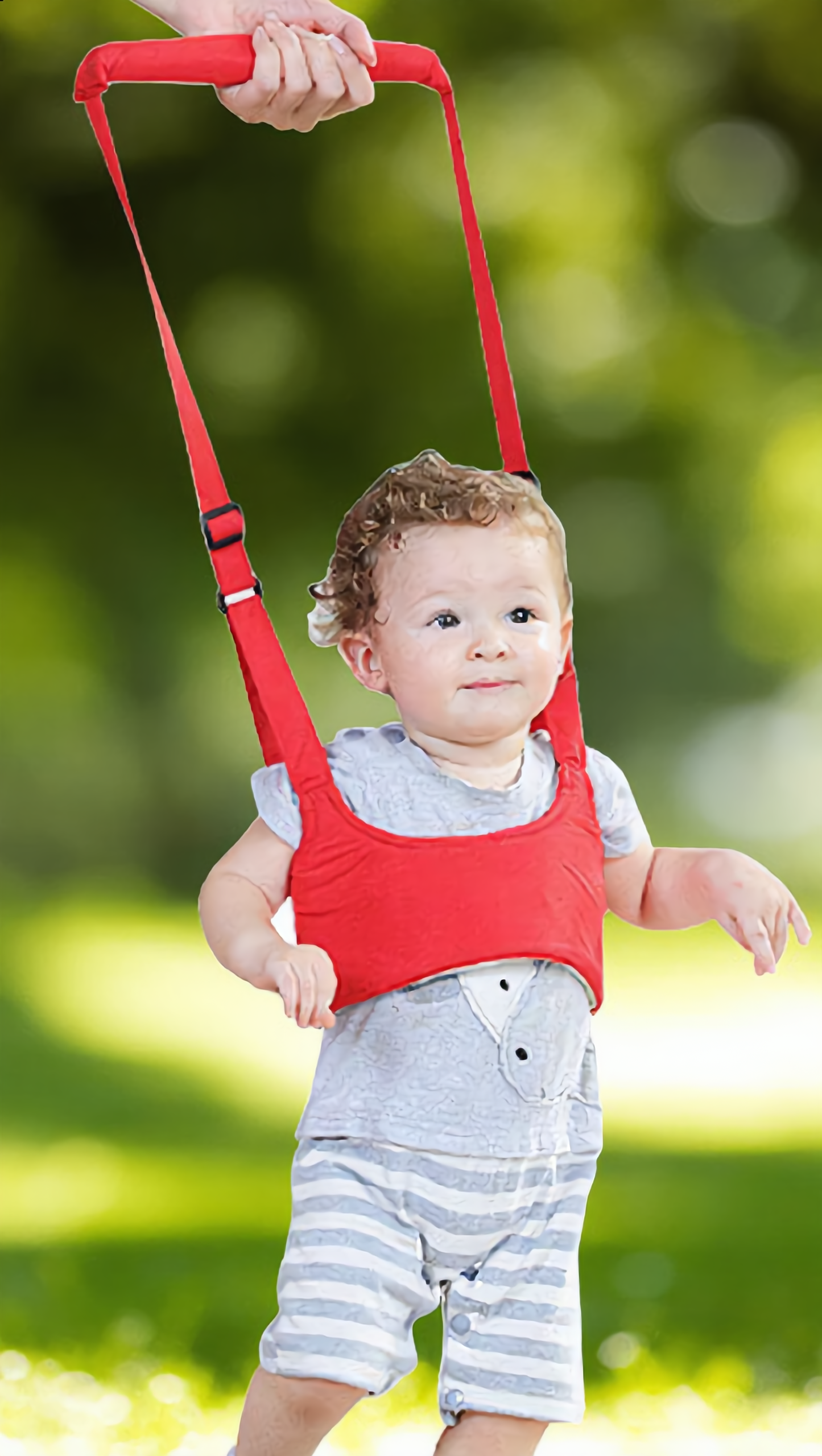 Baby Belt Walker Baby Walking Harness Handheld Baby Walker, Adjustable Toddler Walking Assistant Walking Helper for Infant Child, Breathable Stand Up and Walking Learning Helper for Boys Girls