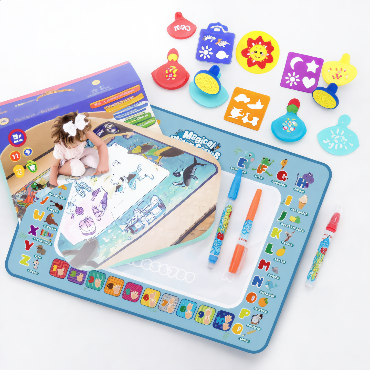 Water Magic Drawing Mat 80 × 60 cm