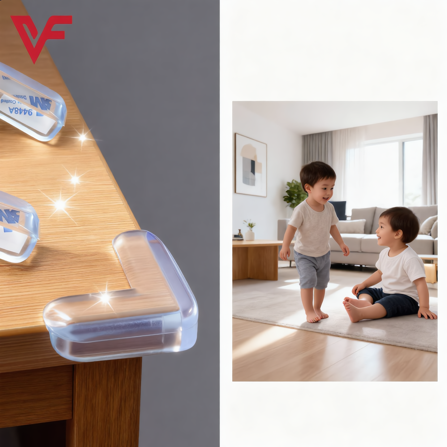 4(PCS) Silicone Table Corner Protector for Kids Safety Table Corner Covers for Glass Table - Baby Safety Equipment
