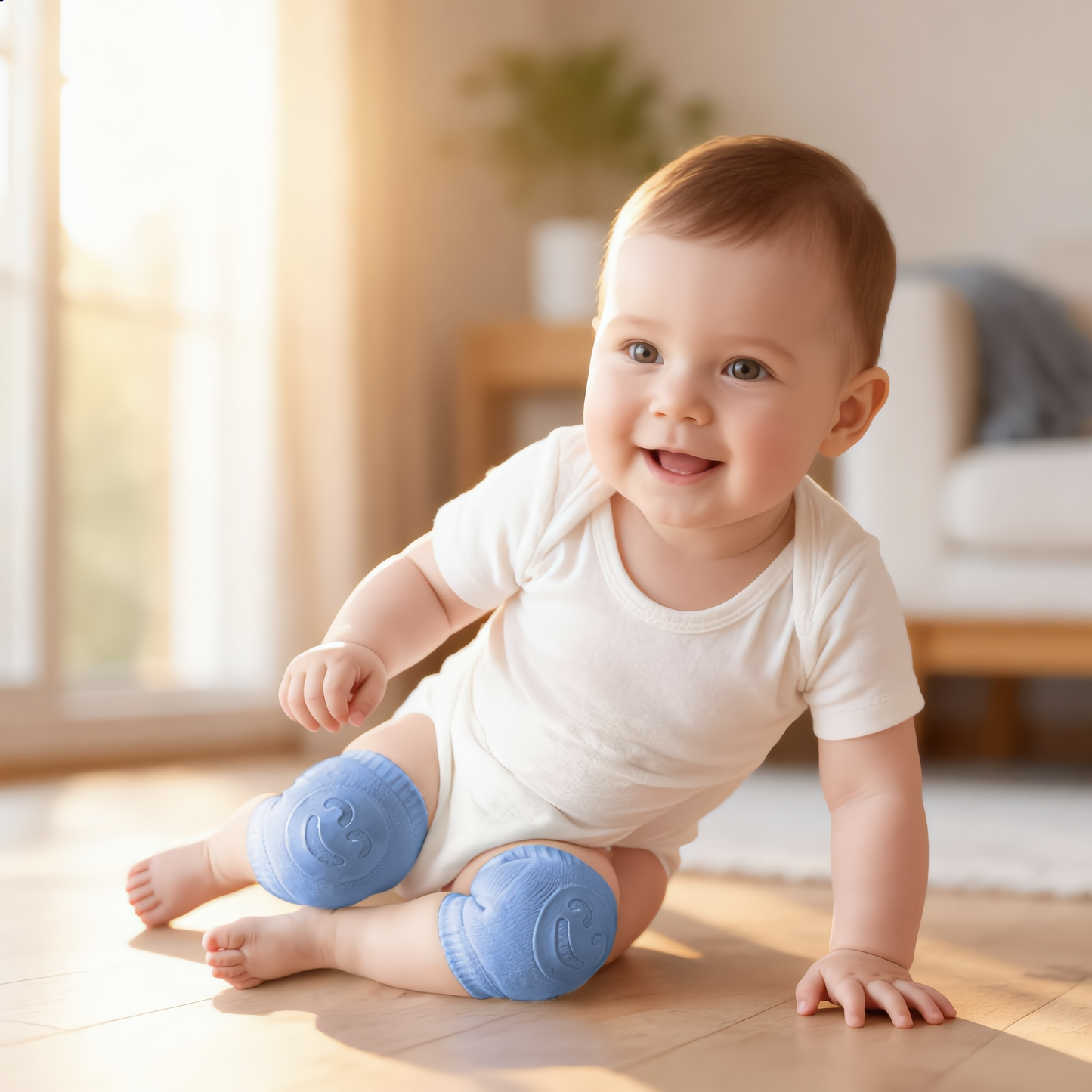 Knee Pads For Baby / Baby Knee Protector / Baby Kneepads / Baby Crawling Kneepad / Baby Knee Protection Baby Knee Pads For Crawling Breathable Adjustable Elastic Knee Elbow Pads Safety Protector Unisex Infant Toddler