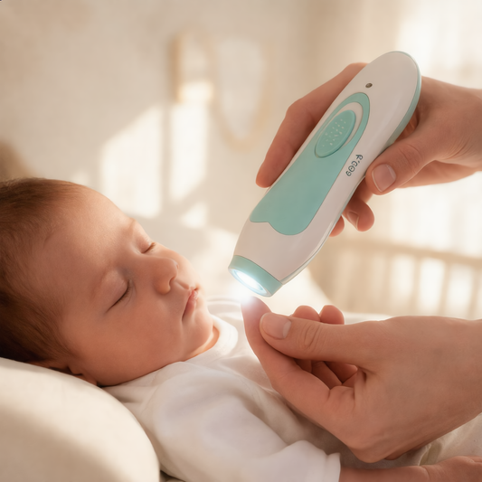 [ Y.M Traders ]Baby Nail Trimmer Electric Baby Nail Clipper Toes Fingernails Care Trim | Baby Nail File with LED Light Safe for Infant Toddler Kids or Women