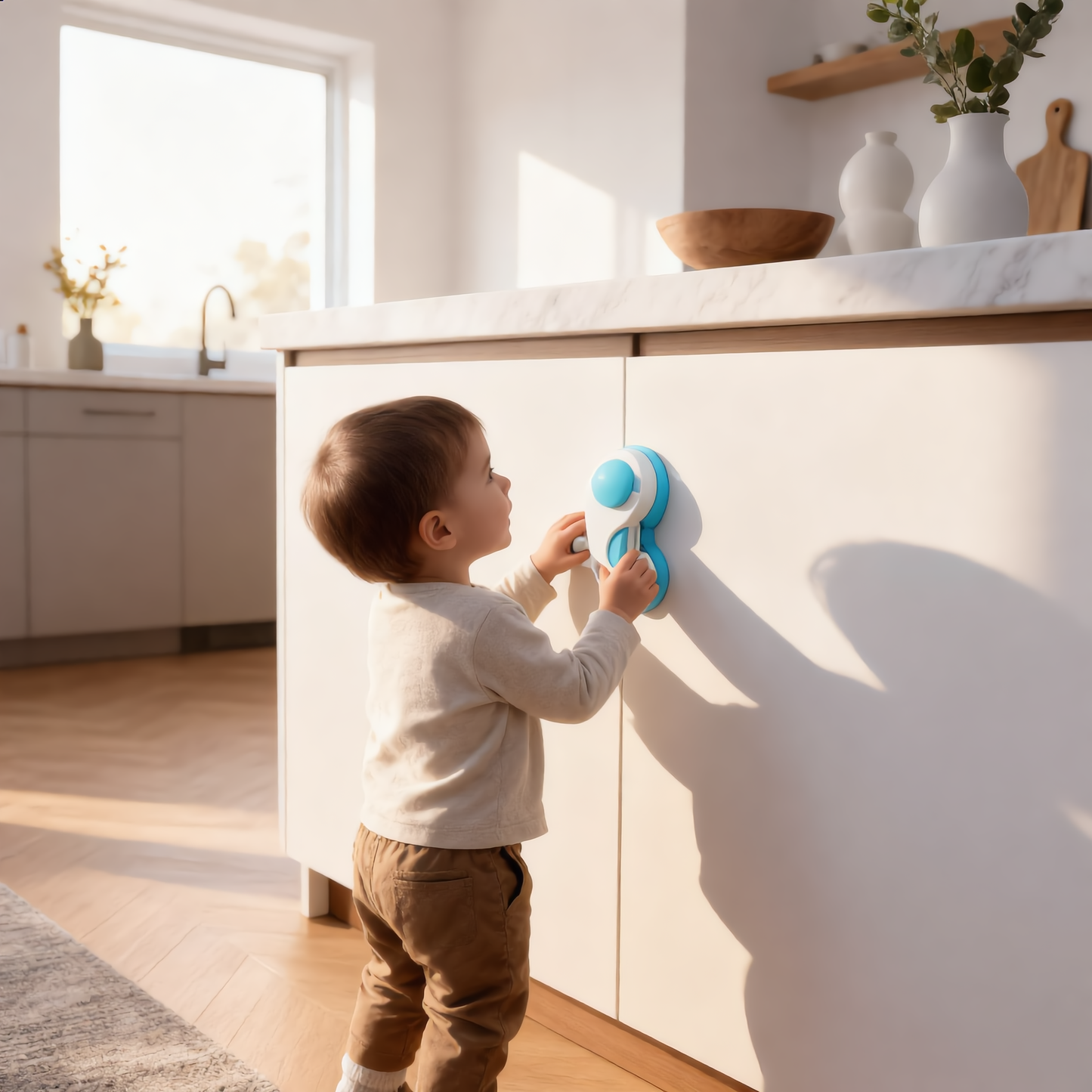 Children Kids Drawer Lock – Baby Safe Angle Sliding Door Plastic Lock