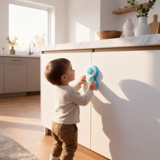 Children Kids Drawer Lock – Baby Safe Angle Sliding Door Plastic Lock