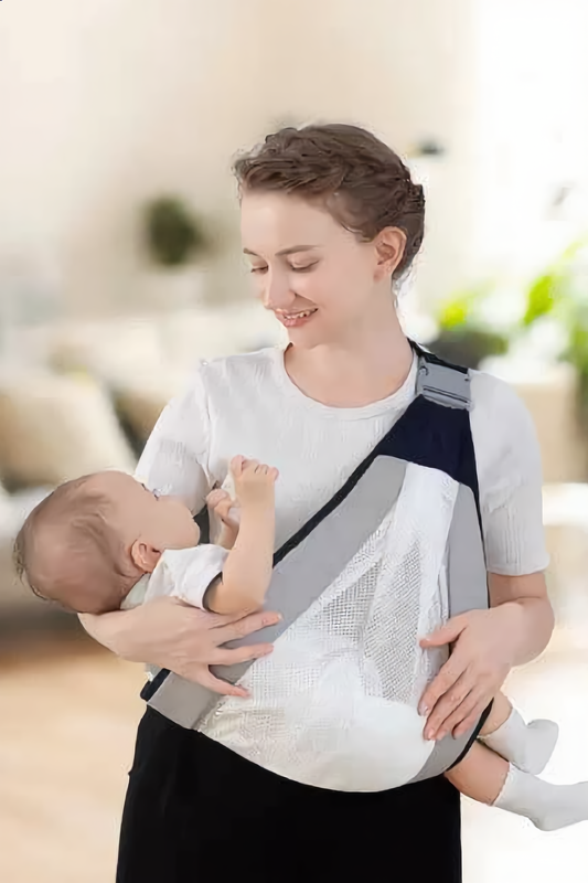 Adjustable Newborn Baby Carrier Sling Wrap Breathable Backpack Shoulder Strap For Baby Feeding
